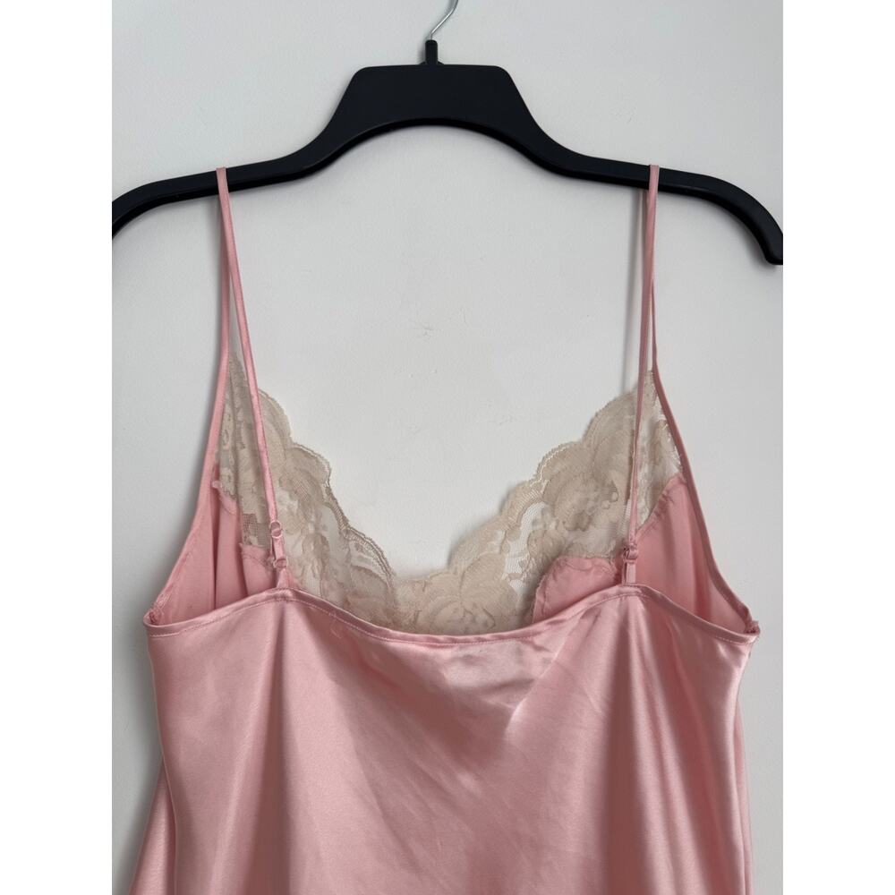 Victoria's Secret Pink Satin Lace Slip Chemise - Picture 8 of 9